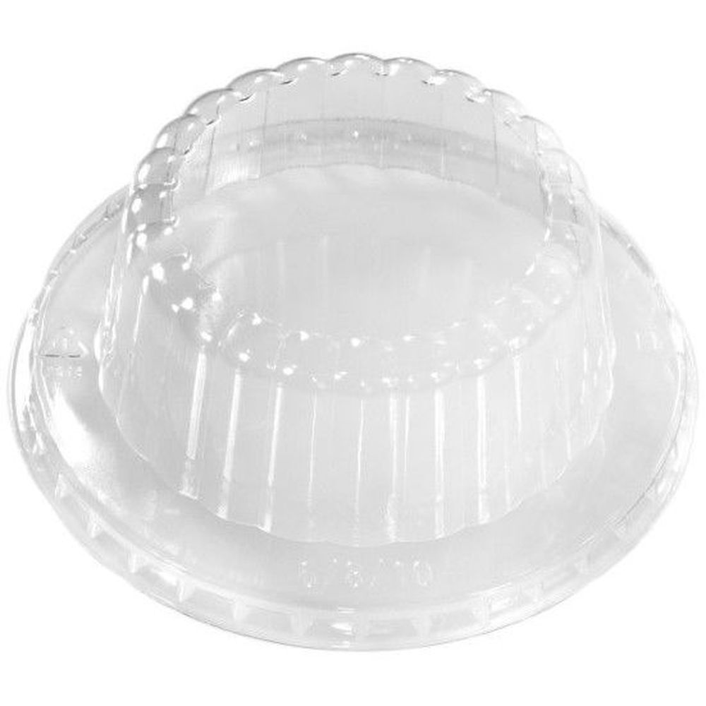 Clear PETE Dome Lid for 6 to 16 Ounce Cold Food Containers