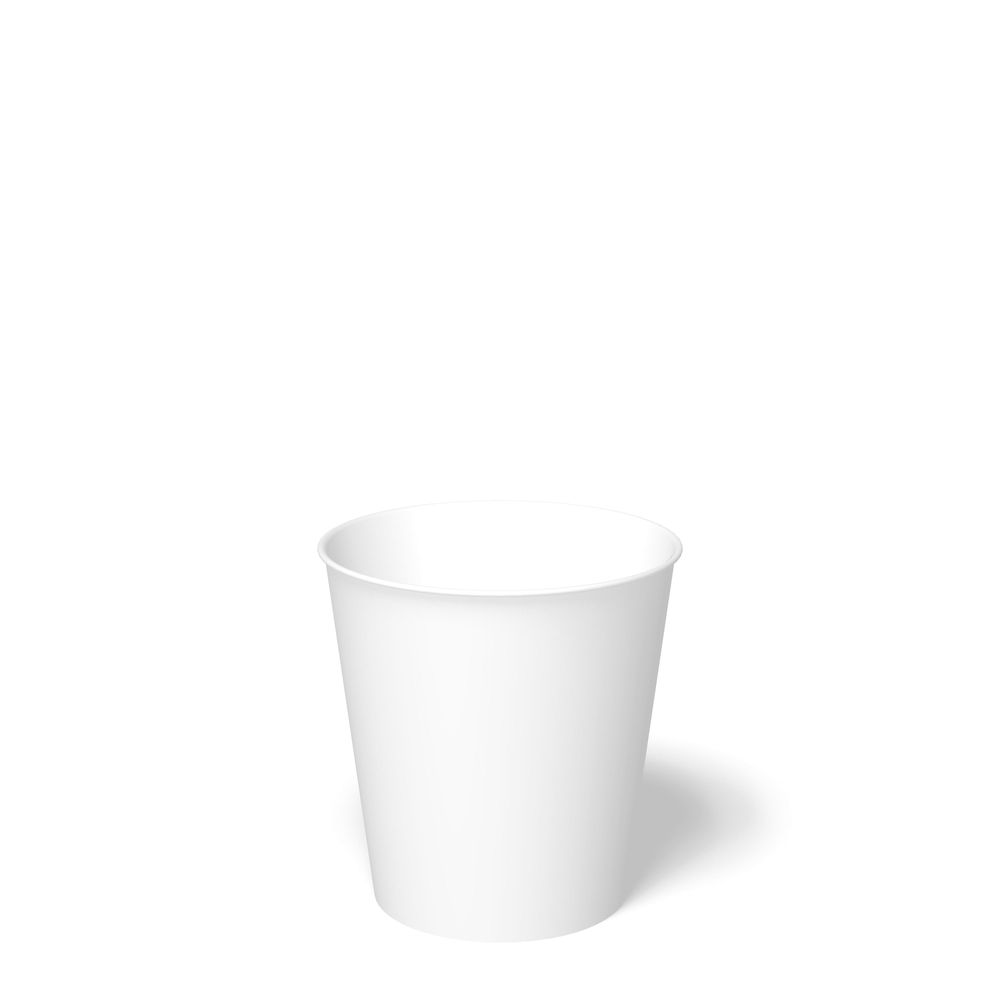 White PE Coated Carte Blanc Print Paper Squat Hot Cup