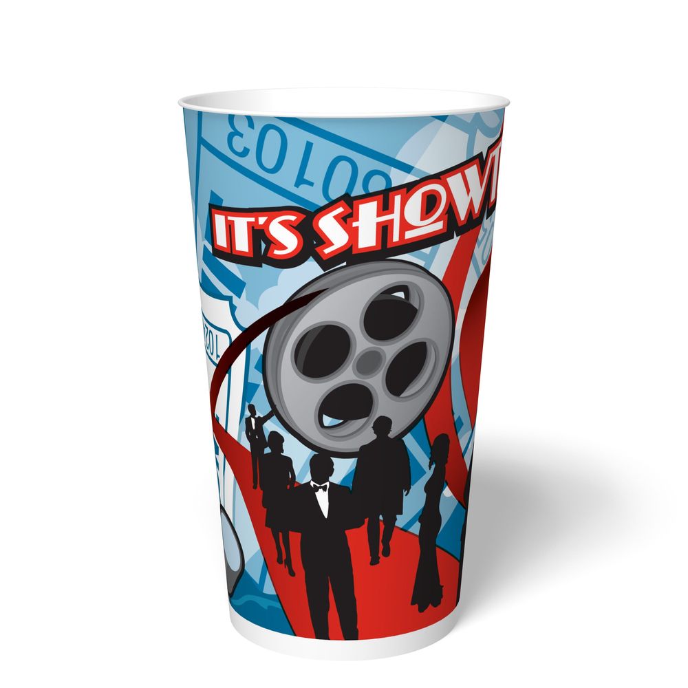 PE Coated Paper Showtime Print Tall Cold Cup
