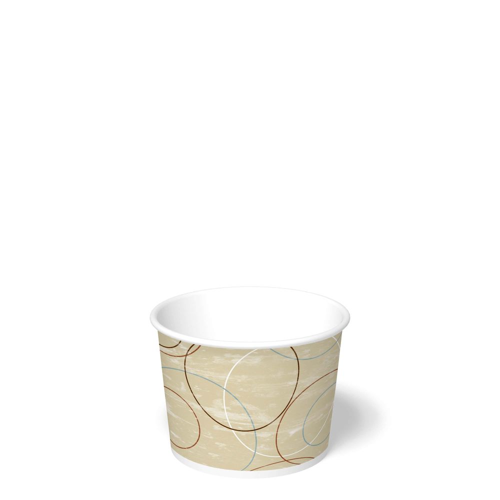 Champagne Print Paper Food Container