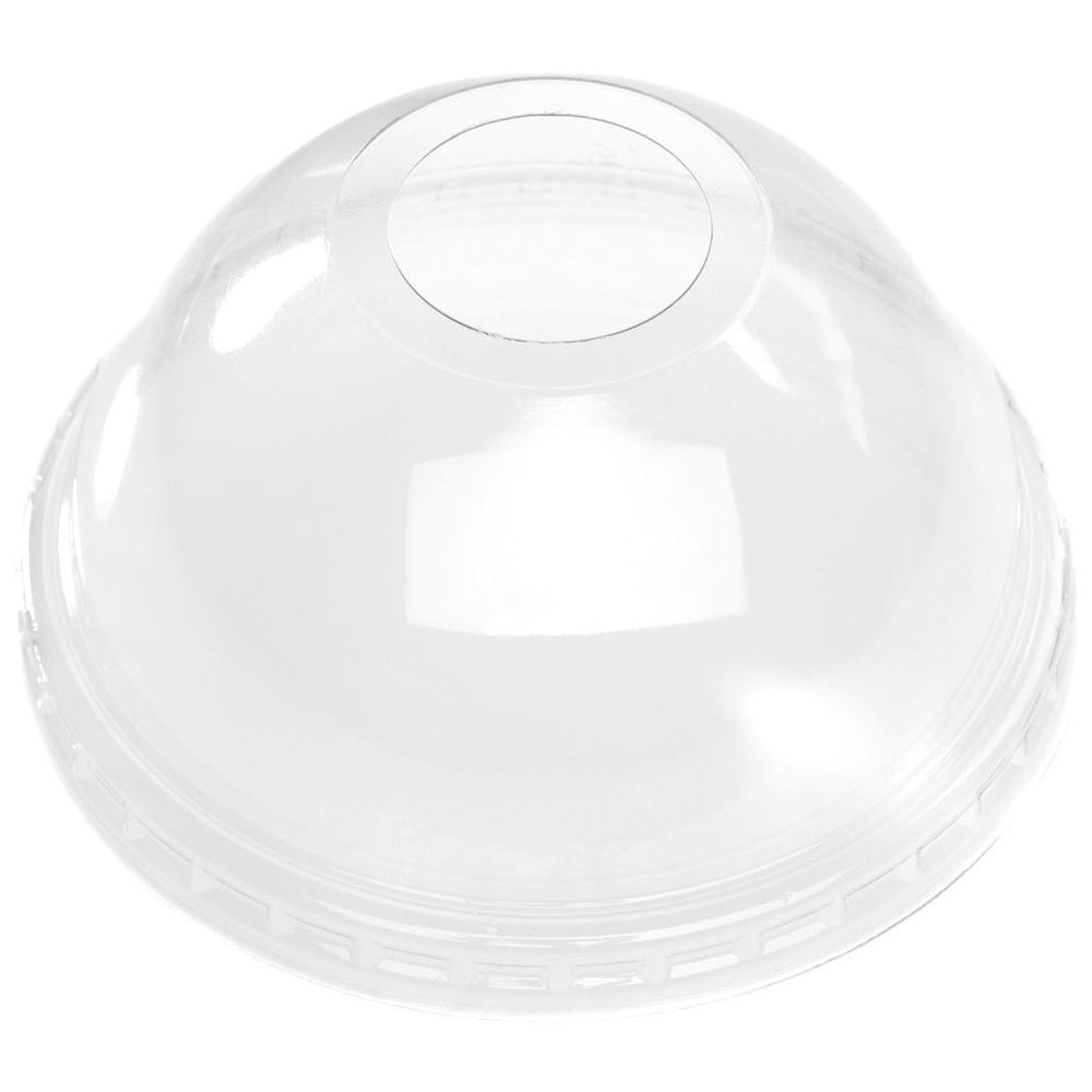 Clear Small Open Dome Lid for 12 to 24 Ounce Cold Cups