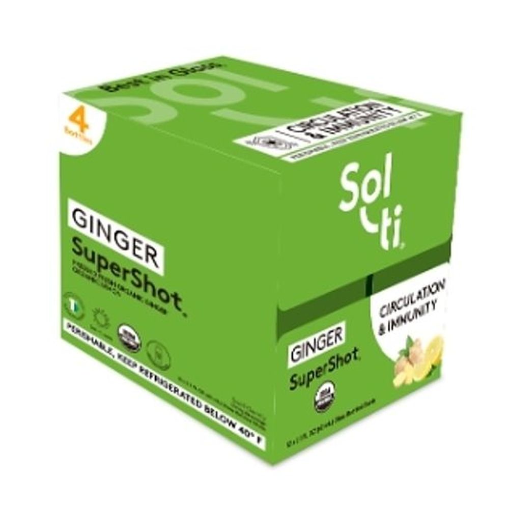 Supershot Line Organic Ginger Supershot, 2.1 Ounce -- 24 Per Case