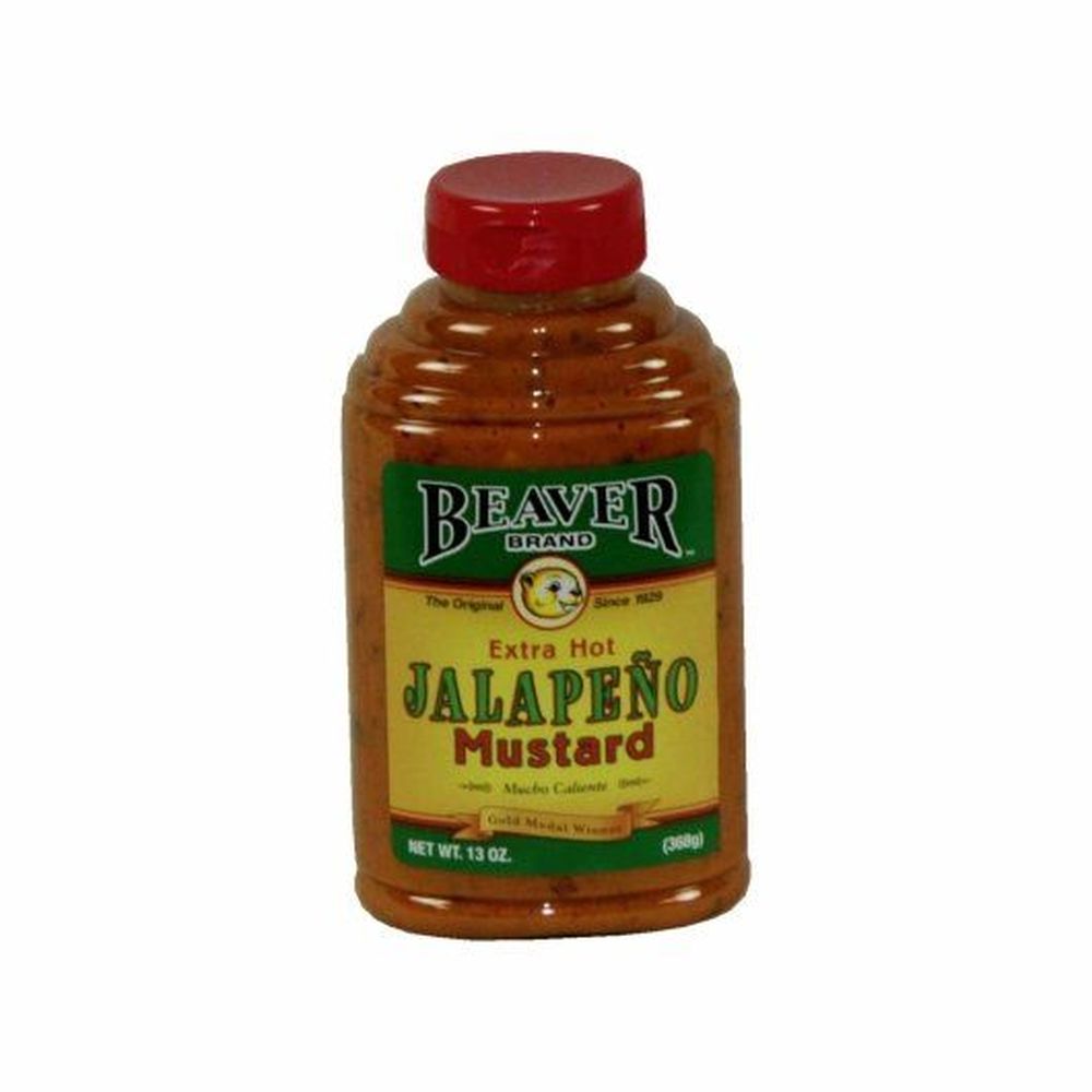 Beaver Jalapeno Mustard, 13 Ounce -- 6 Per Case