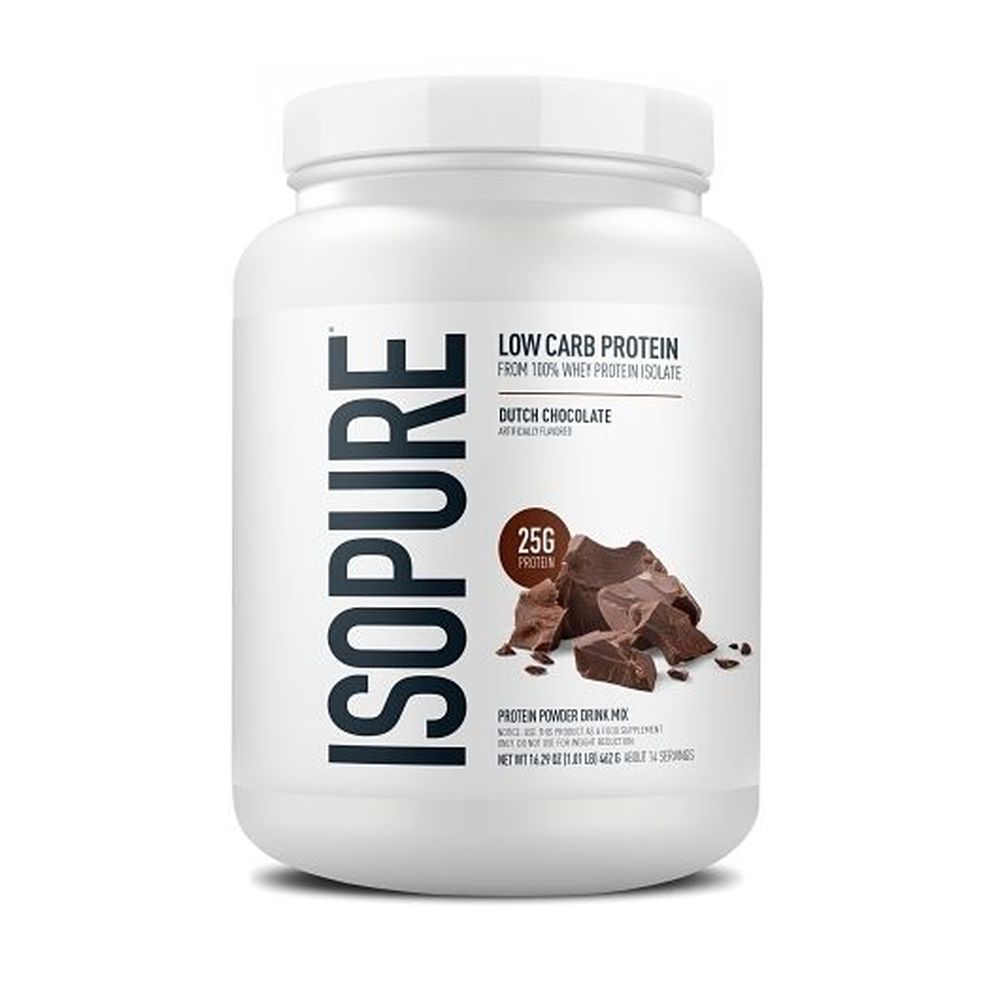 Isopure Gluten Free Low Carb Chocolate Protein Powder Drink Mix, 1.2 Pound -- 4 Per Case