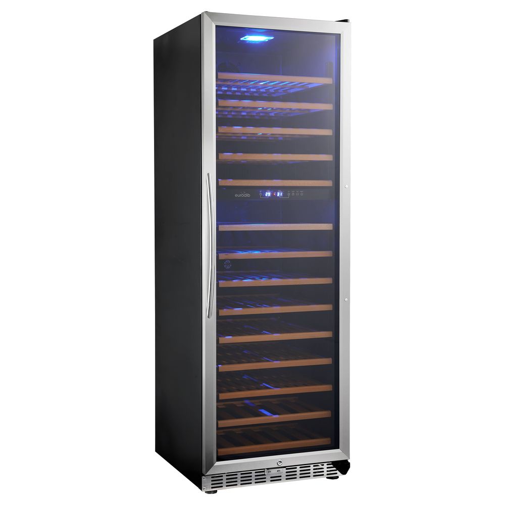 Eurodib Single Temperature Wine Cooler/refrigerator For 165 Bottles, 26.8 X 23.4 X 71.3 Inch