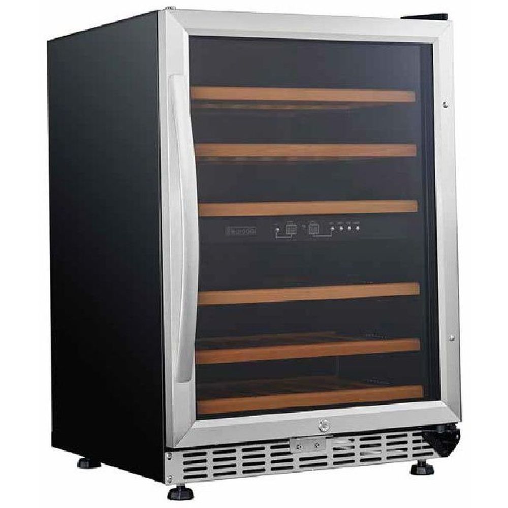 Eurodib Dual Temperature Wine Cooler/refrigerator For 46 Bottles, 23.6 X 23.4 X 34.5 Inch