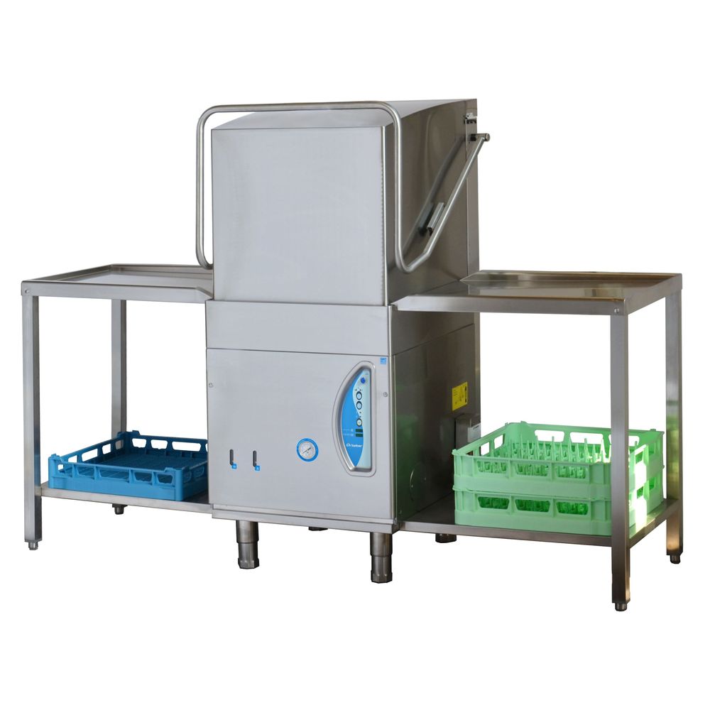 Lamber High-temperature Pass-through Dishwasher With Soap Pump, 29.75 X 23.75 X 56.5 Inch