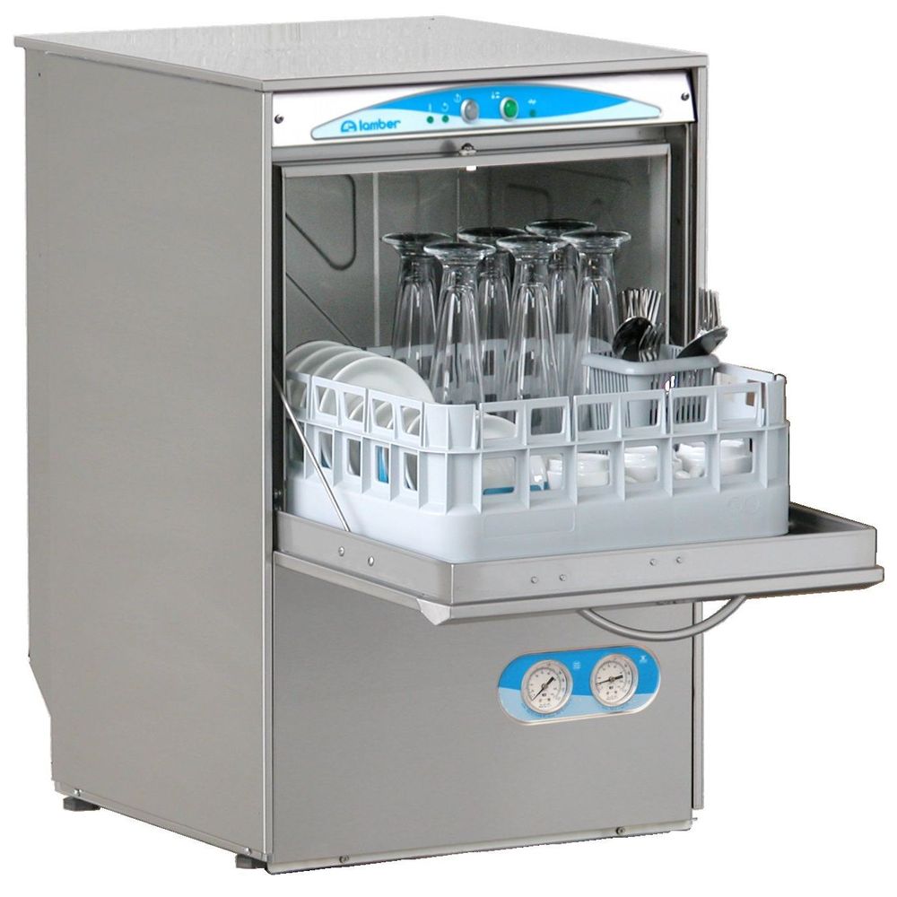 Lamber 220v Electronic Glasswasher With Soap And Drain Pump, 20 X 19 X 29.25 Inch