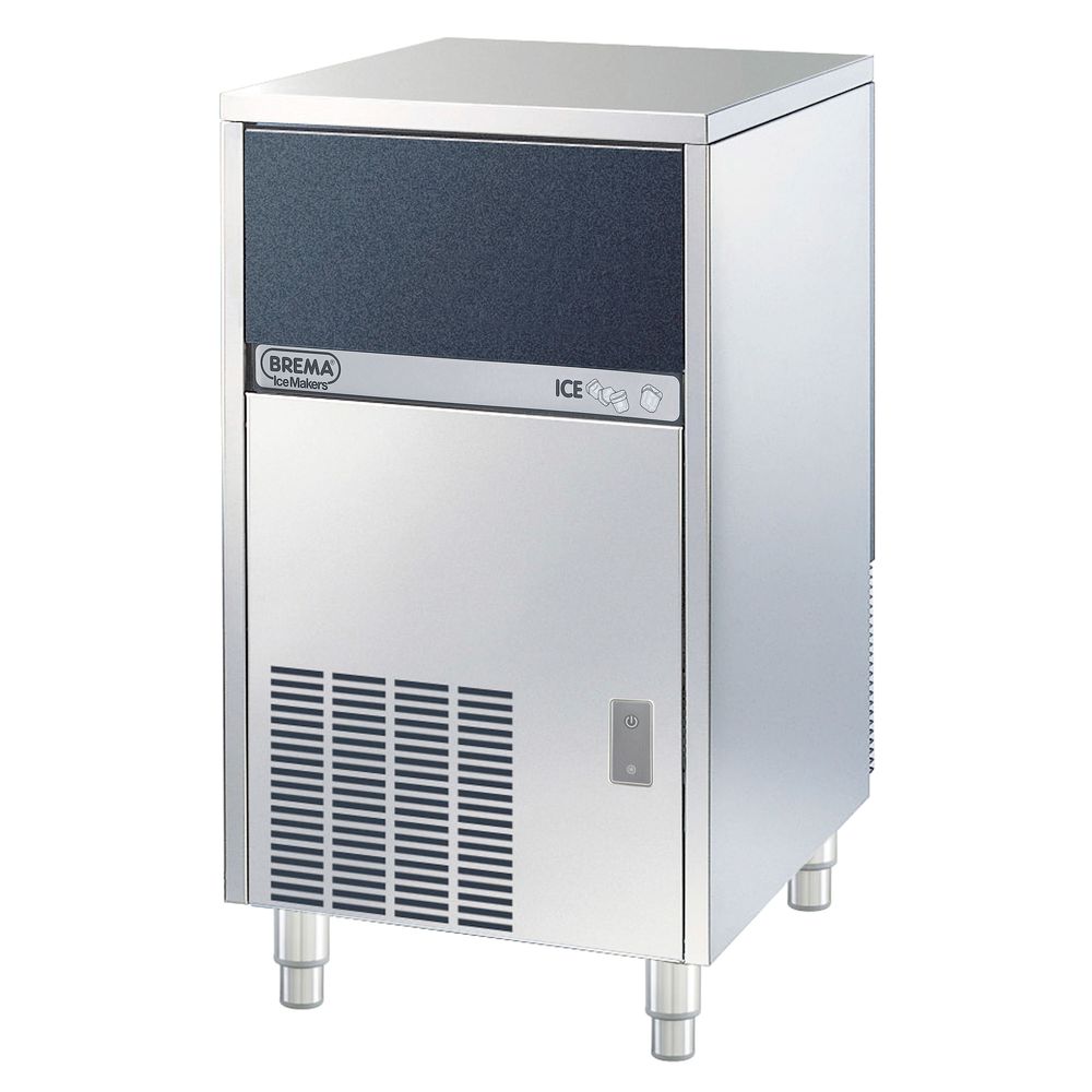 Brema Cb Series Stainless Steel Undercounter Ice Cube Machine With 55 Pound Bin - 108 Lbs/24 Hrs Production, 23 X 19.5 X 31.6 Inch