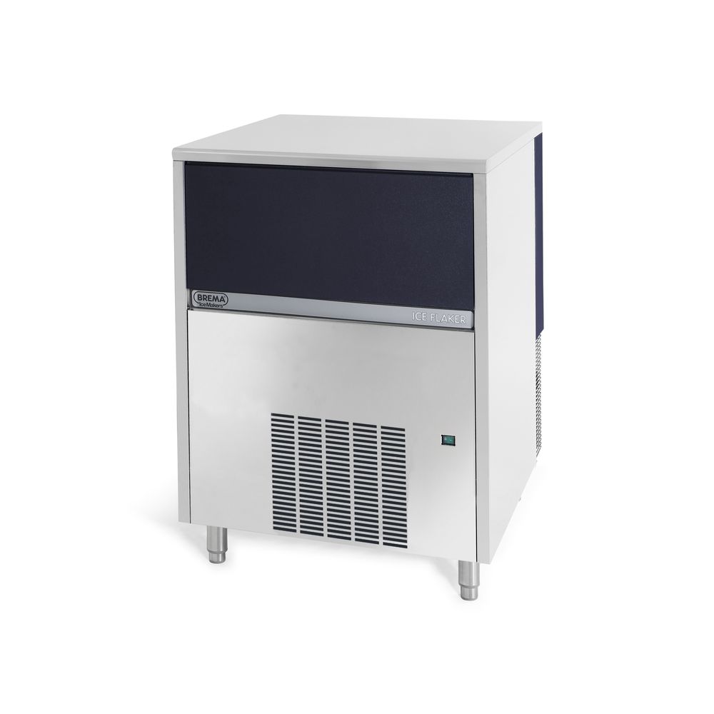 Brema Gb Series Stainless Steel Undercounter Ice Flake Machine With 88 Pound Bin - 368 Lbs/24 Hrs Production, 27 X 29 X 36 Inch