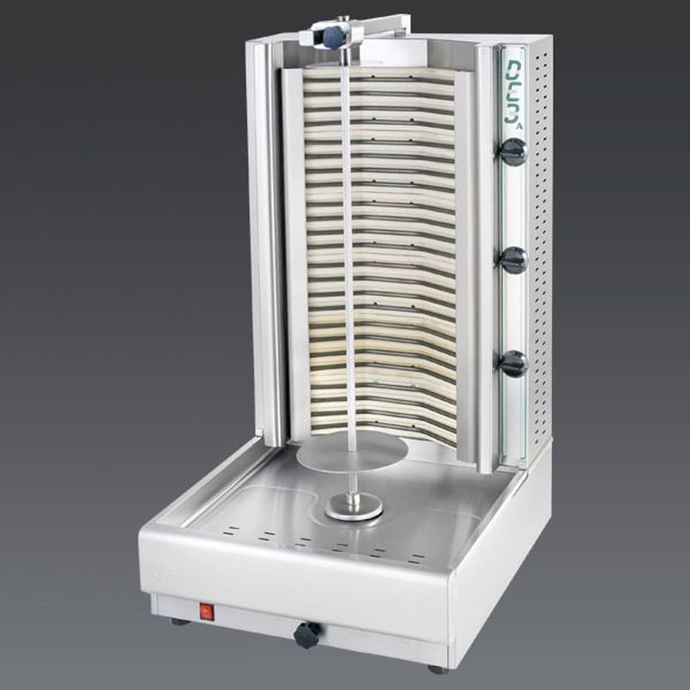 Visvardis 208v Electric Gyro And Shawarma Machine With 90-140 Pound Meat Capacity, 25 X 21 X 39 Inch