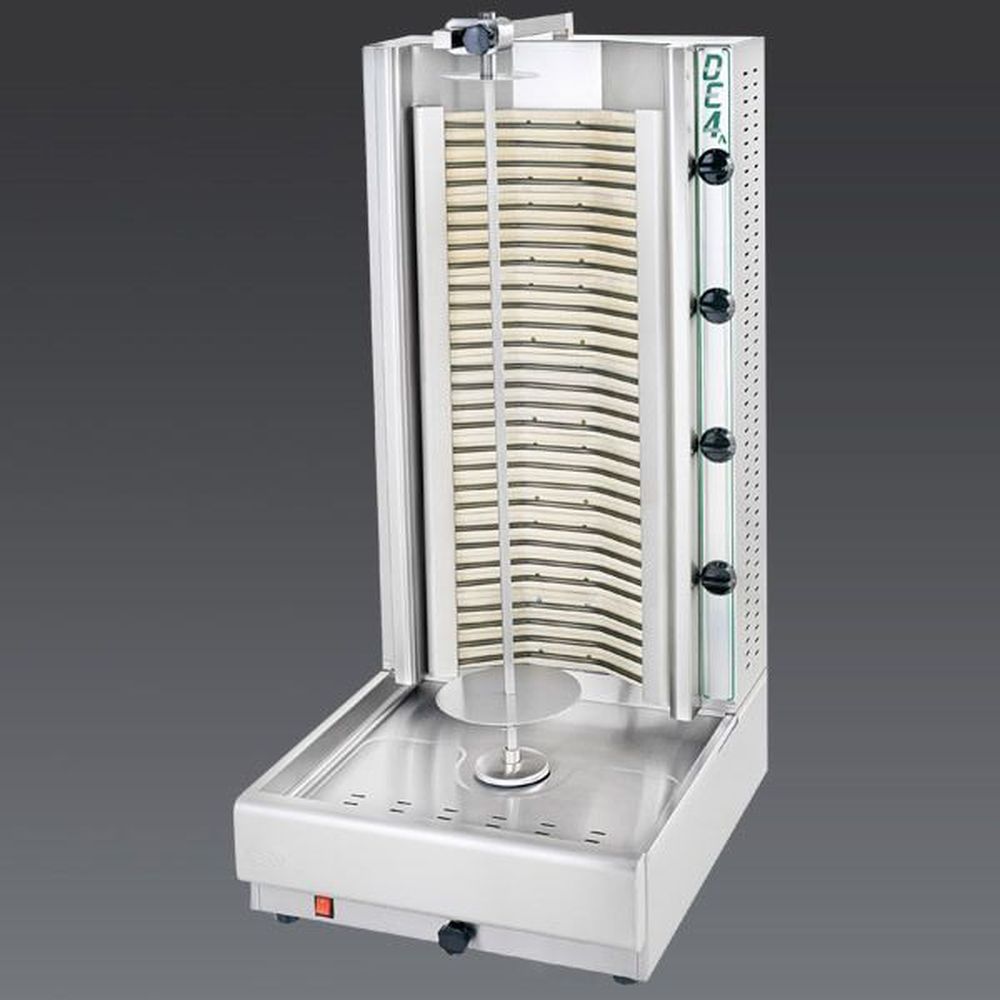 Visvardis 208v Electric Gyro And Shawarma Machine With 155-200 Pound Meat Capacity, 25 X 21 X 45 Inch