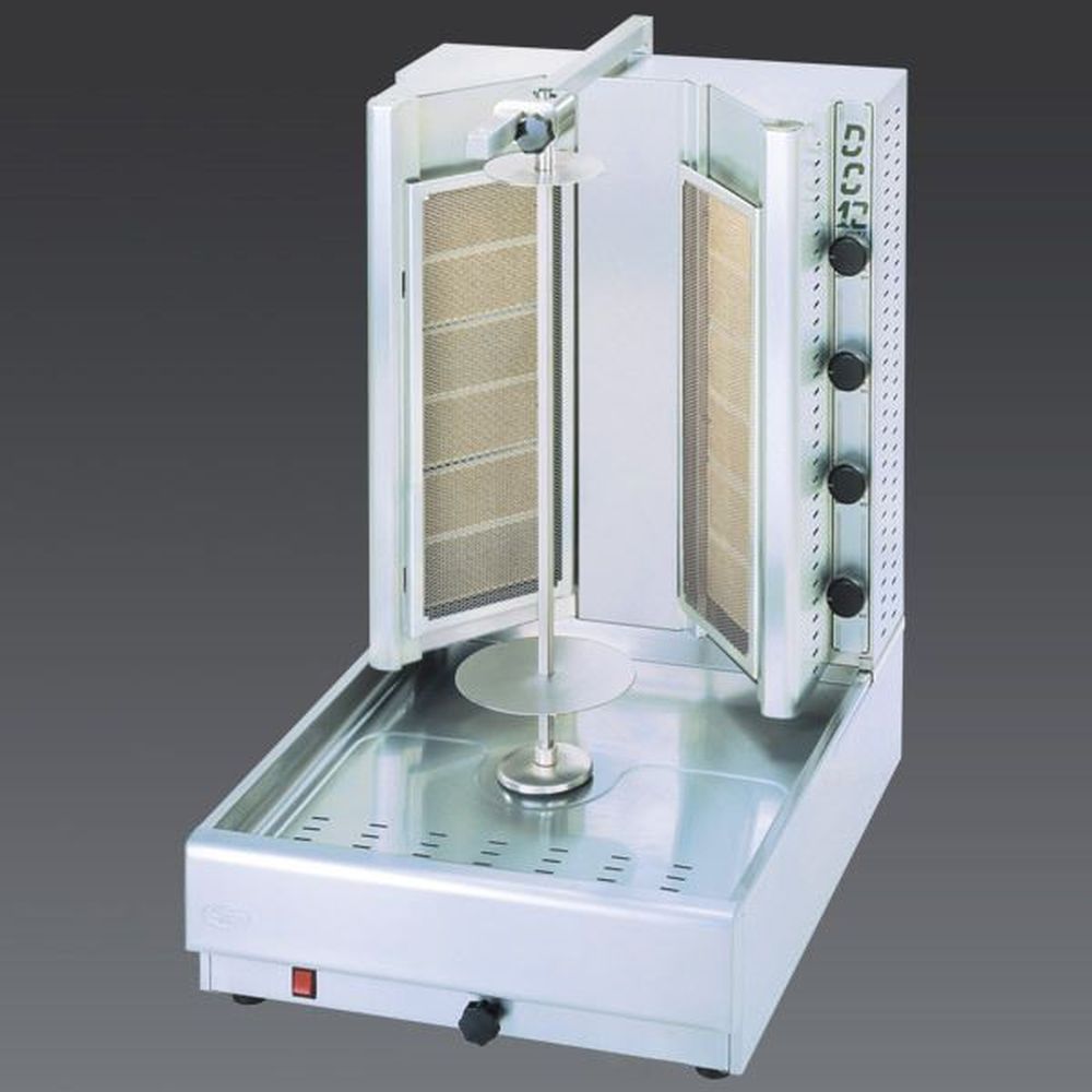 Visvardis Turbo Gas Shawarma And Gyro Machine With 130-145 Pound Capacity, 27 X 23 X 33 Inch