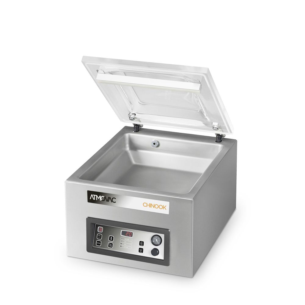 Atmovac Chinook Premium Chamber Vacuum Machine With Sensor Control And 14 Inch Seal Bar, 21.75 X 17.75 X 16 Inch
