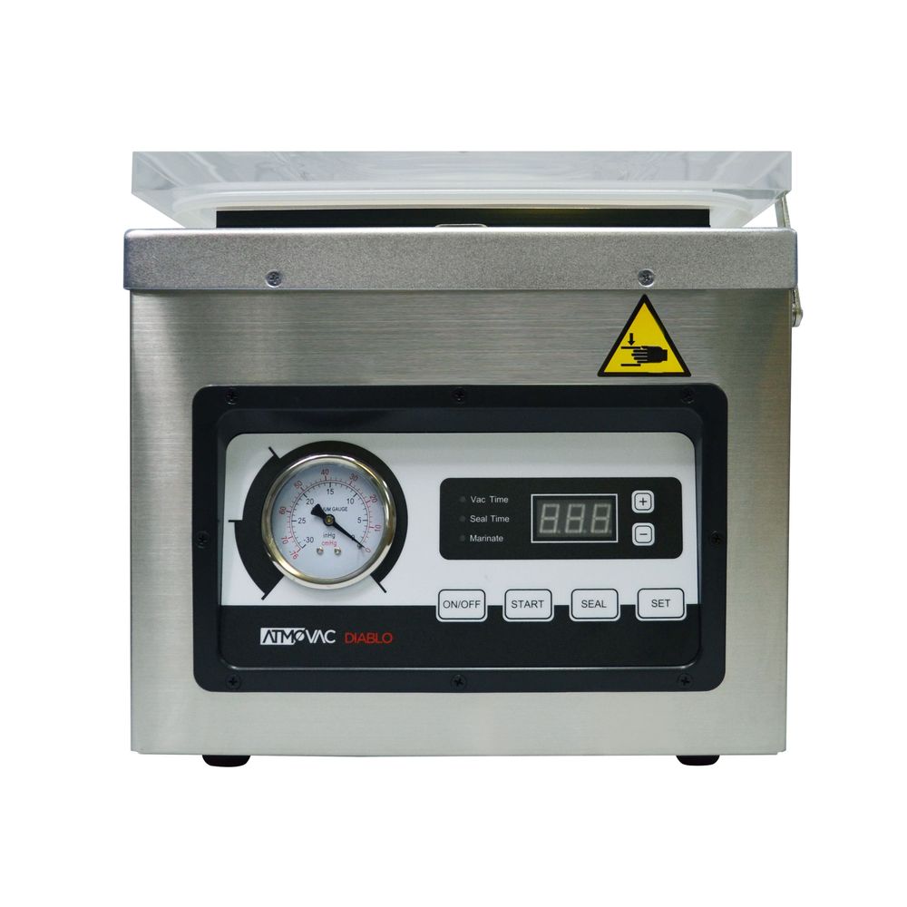 Atmovac Diablo Economy Chamber Vacuum Machine With 10 Inch Seal Bar, 18.9 X 13 X 14.2 Inch