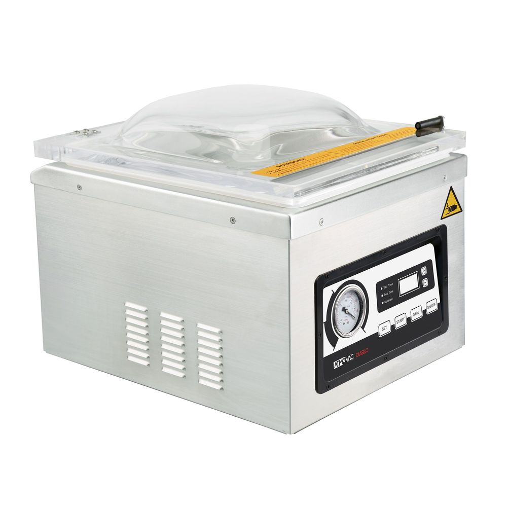 Atmovac Diablo Economy Chamber Vacuum Machine With 12 Inch Seal Bar, 16.7 X 14.1 X 14.4 Inch