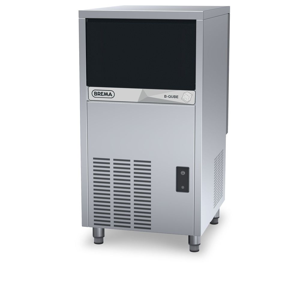 Brema Cb Series Stainless Steel Undercounter B-qube Ice Machine With 20 Pound Bin - 65 Lbs/24hrs Production, 18.1 X 15.4 X 27.2 In