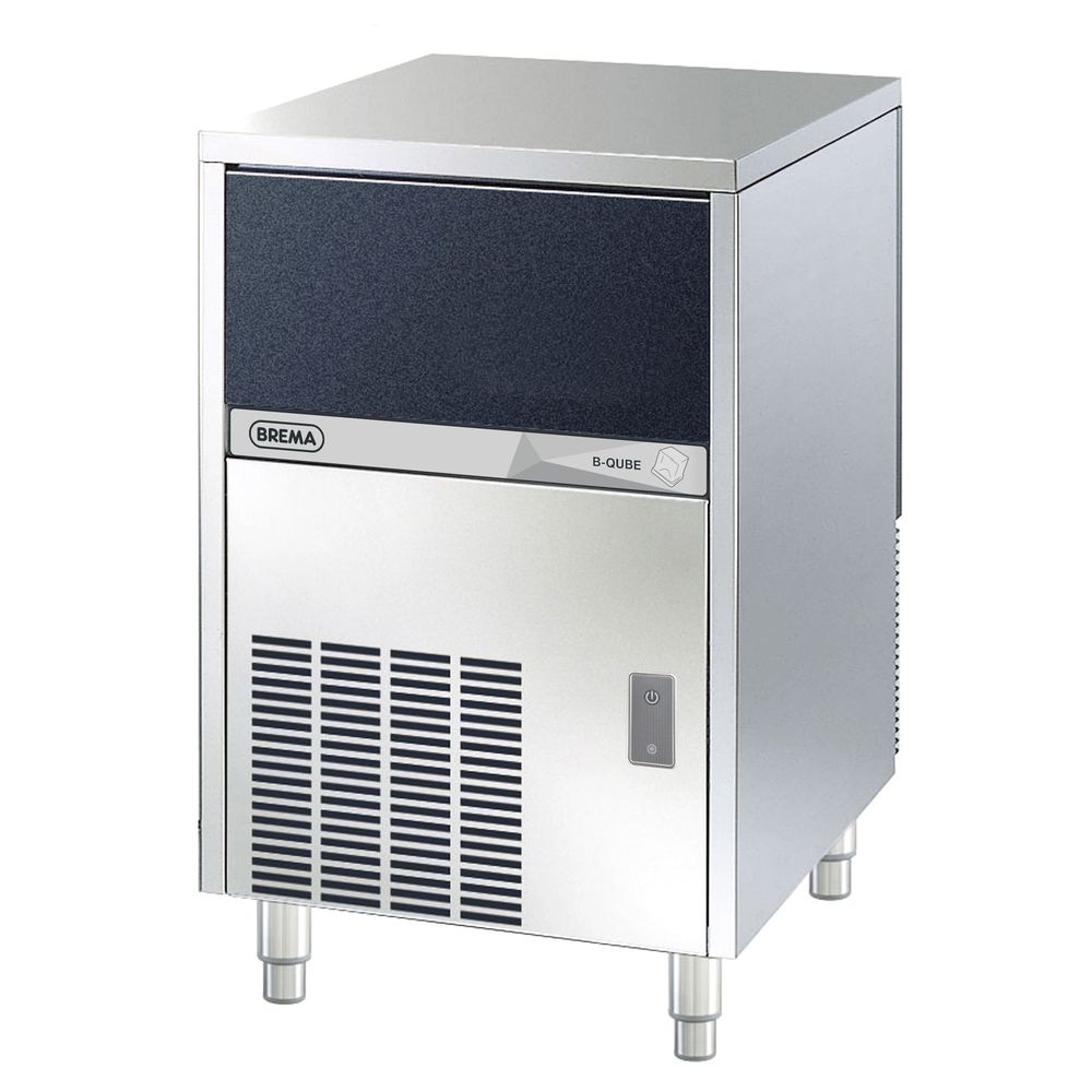 Brema Cb Series Stainless Steel Undercounter B-qube Ice Maker With 35 Pound Bin - 80 Lbs/24hrs Production, 22.8 X 19.7 X 31.5 Inch