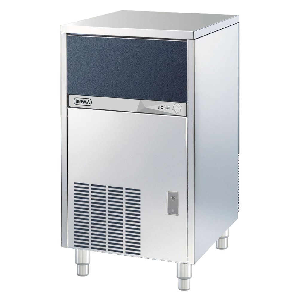 Brema Cb Series Stainless Steel Undercounter B-qube Ice Cube Machine With 55 Pound Bin - 90 Lbs/24 Hrs Production, 22.8 X 19.7 X 31.5 Inch