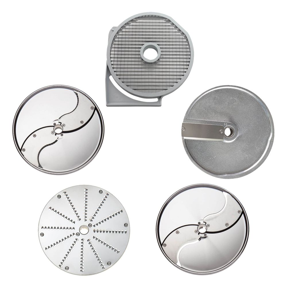 Dito Sama 205 Mm Cutting Discs Set For Vegetable Slicer/cutter Mixer, Set Of 5