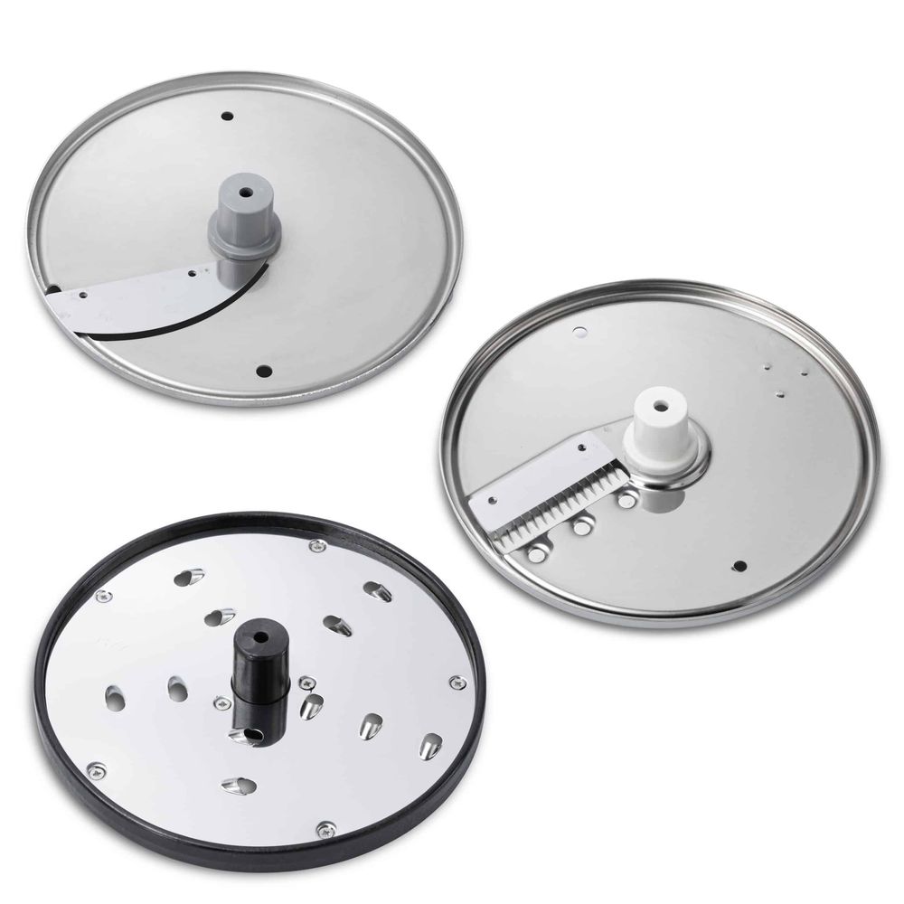 Dito Sama 175 Mm Cutting Discs Set For Vegetable Slicer/cutter Mixer, Set Of 3