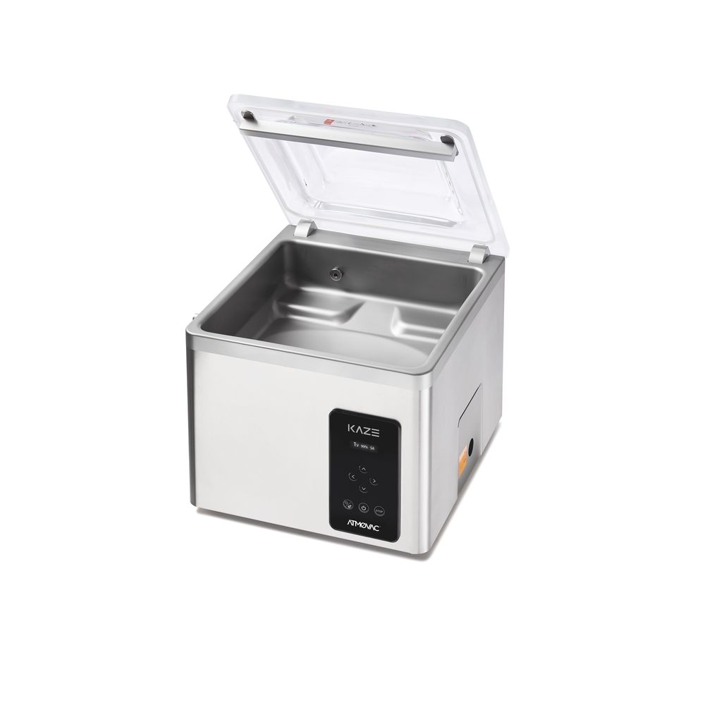 Atmovac Kaze Large Premium Chamber Vacuum Machine With Liquid Control And 16.5 Inch Seal Bar, 24 X 19.3 X 18.5 Inch