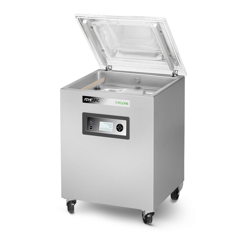 Atmovac Cyclone Premium 3 Phase Chamber Vacuum Machine With 20.5 Inch Double Seal Bar And Acs Panel, 28 X 27.4 X 40.4 Inch