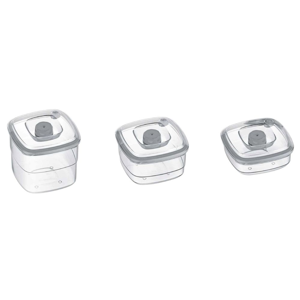 Atmovac Domestic Vacuum Container Kit, Set Of 3