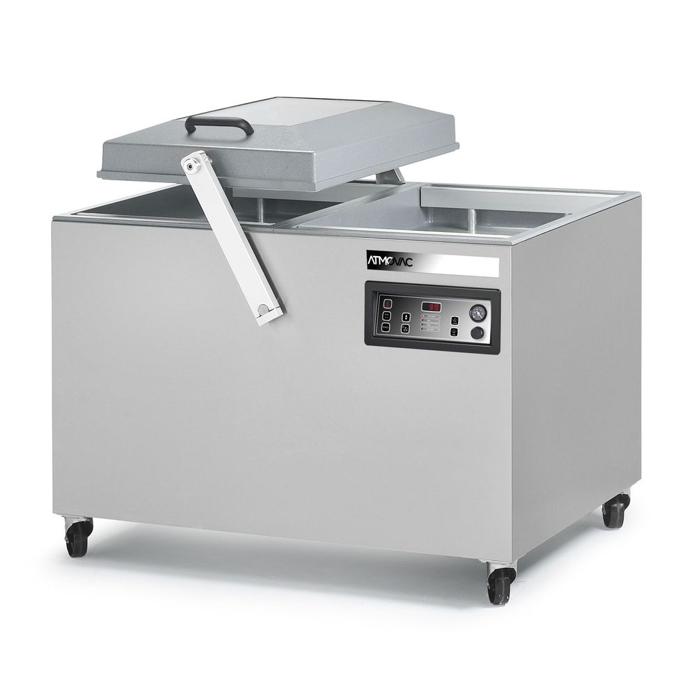 Atmovac Pampero Double Chamber Floor Model Industrial Vacuum Machine, 40 X 49.5 X 46.75 Inch