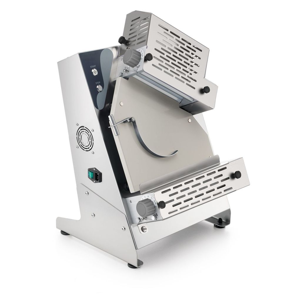 Eurodib Stainless Steel Countertop P-roll Dough Sheeter With Top And Bottom Rollers, 18 X 18.5 X 28 Inch