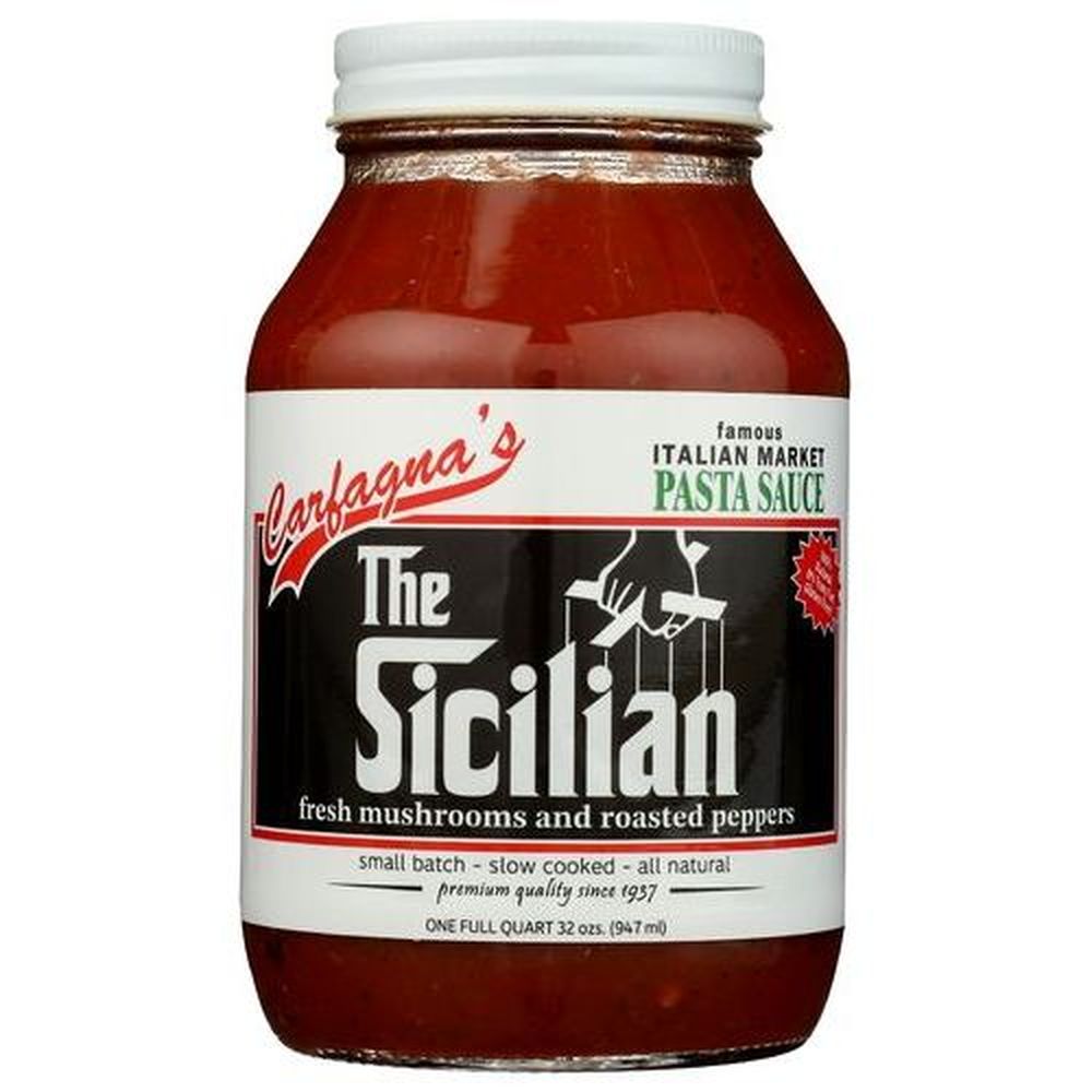 Carfagnas The Sicilian Pasta Sauce, 32 Ounce -- 6 Per Case