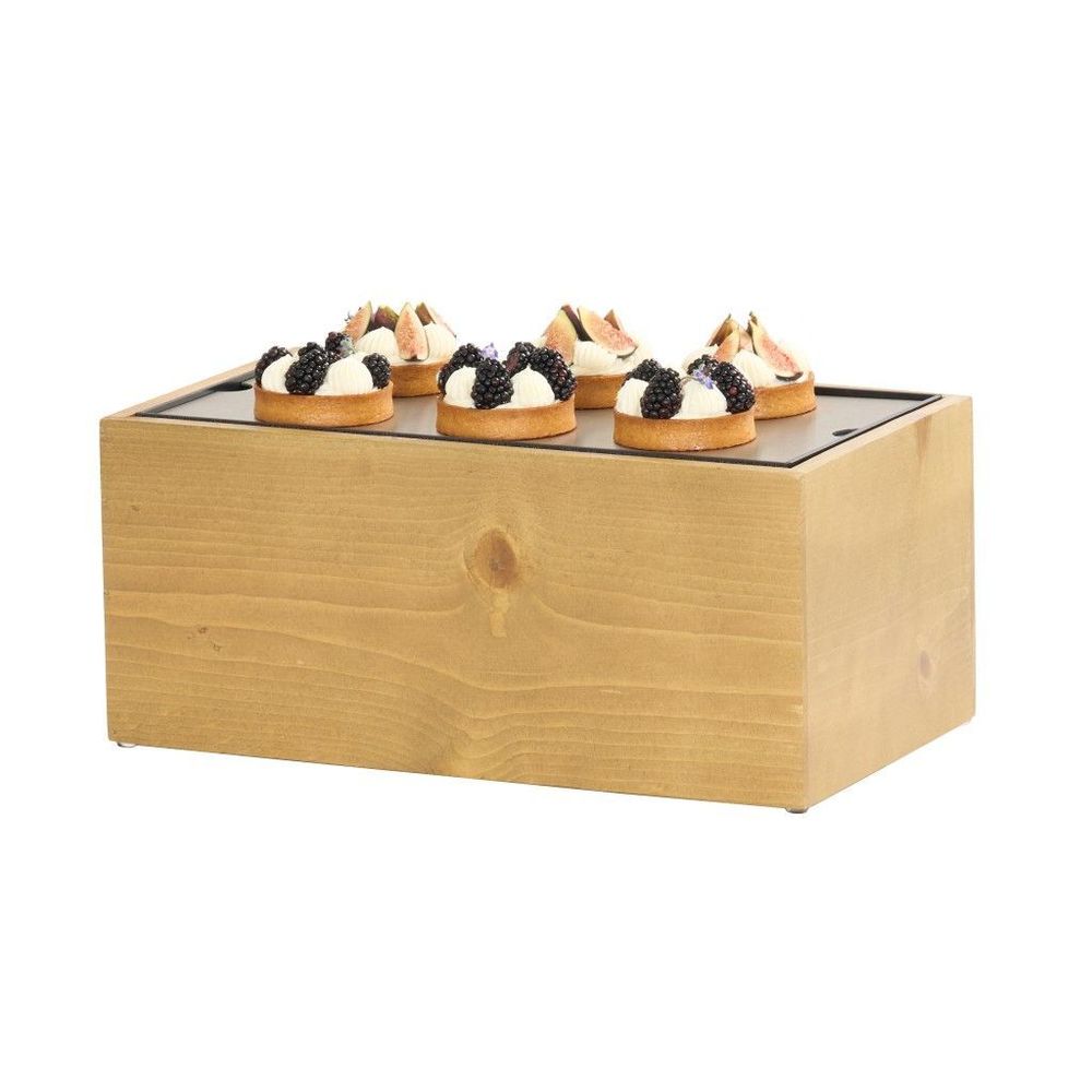 Cal-mil Madera Collection Cold Concept Tray, 17.75 X 9.5 X 7.75 Inch