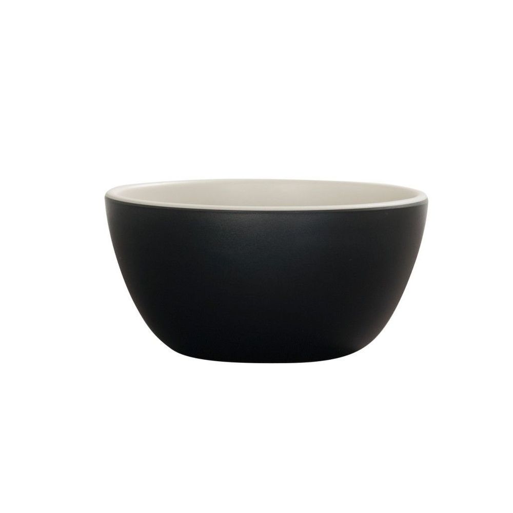 Cal-mil Sophie Collection Black And Ivory Melamine Soup Bowl, 16 Ounce Capacity -- 6 Per Case