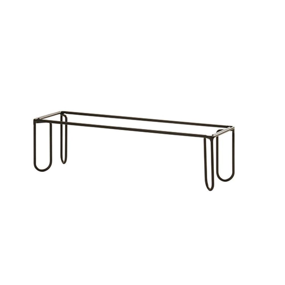 Cal-mil Logan Collection Black Wire Medium Riser Frame, 20 X 6 X 6 Inch