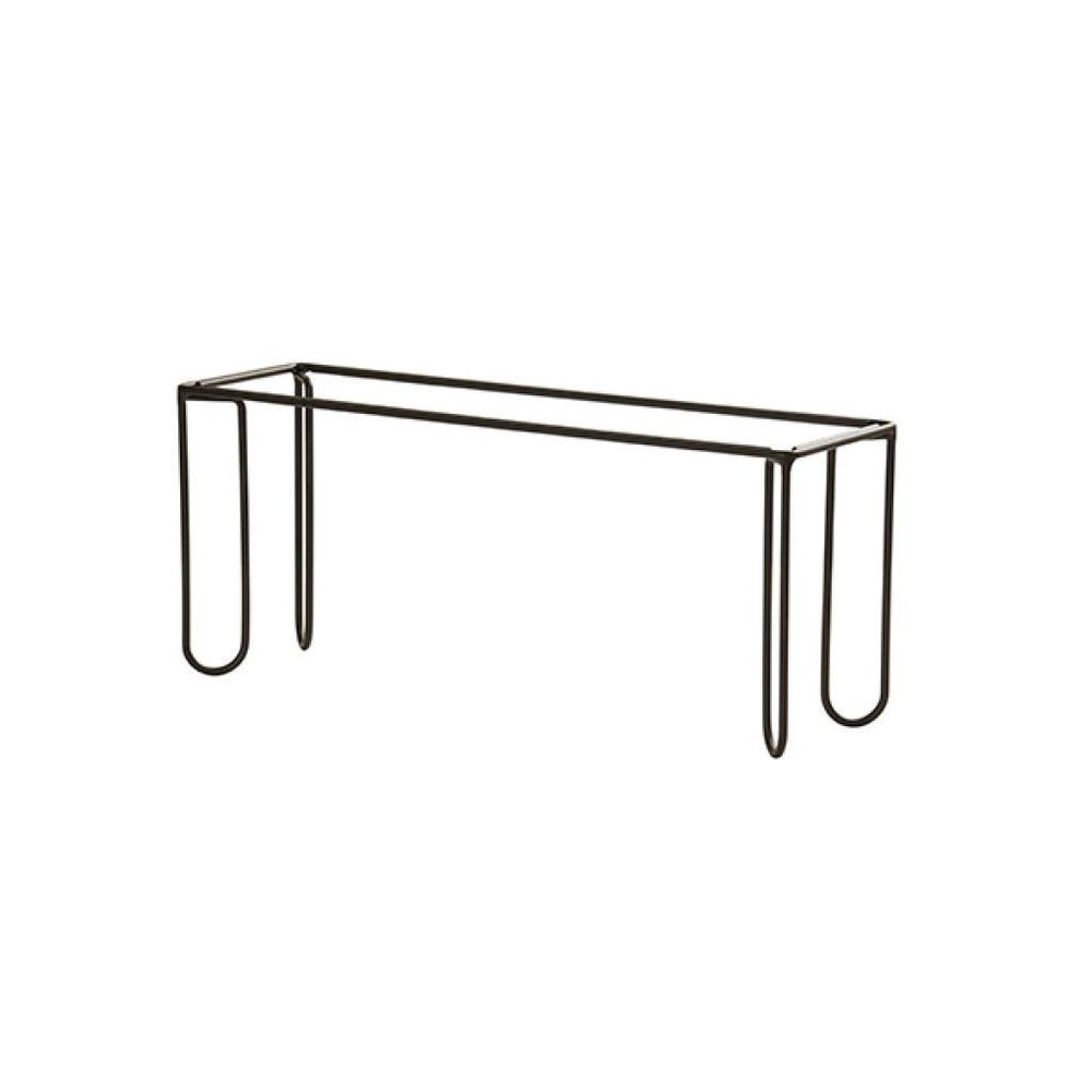 Cal-mil Logan Collection Black Wire Tall Riser Frame, 20 X 6 X 9 Inch