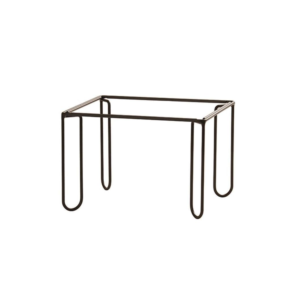 Cal-mil Logan Collection Black Wire Tall Riser Frame, 10 X 12 X 9 Inch