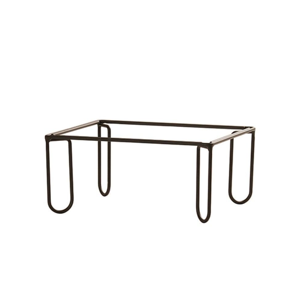 Cal-mil Logan Collection Black Wire Medium Riser Frame, 10 X 12 X 6 Inch