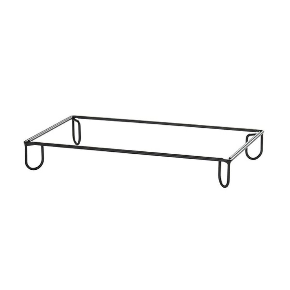 L23 Riser Frame Cal-Mil Logan Collection Black Wire Short Riser Frame, 12 X 20 X 3 inch