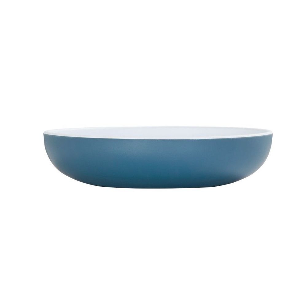 Cal-mil Sophie Collection Stone Blue And White Melamine Pasta Bowl, 30 Ounce Capacity -- 6 Per Case