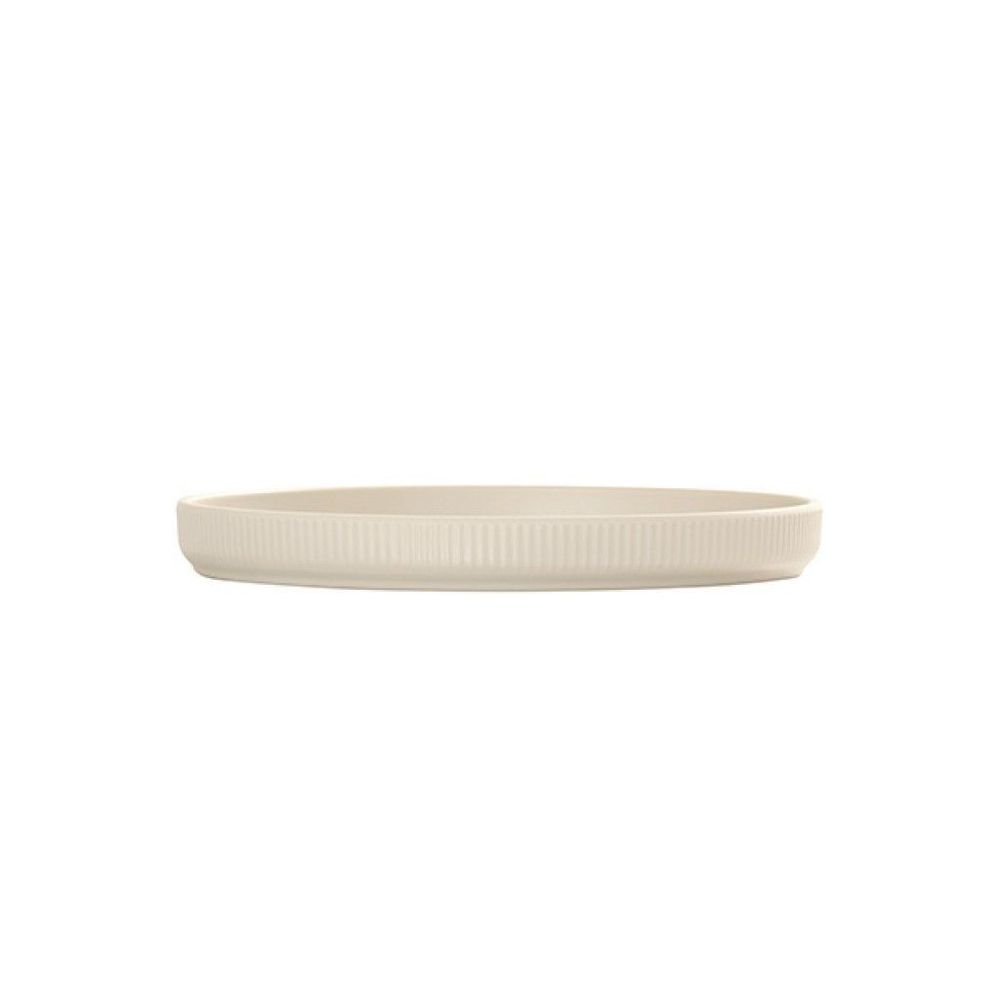 Cal-mil Arista Collection Ivory Melamine Plate, 8 Inch Dia. -- 6 Per Case