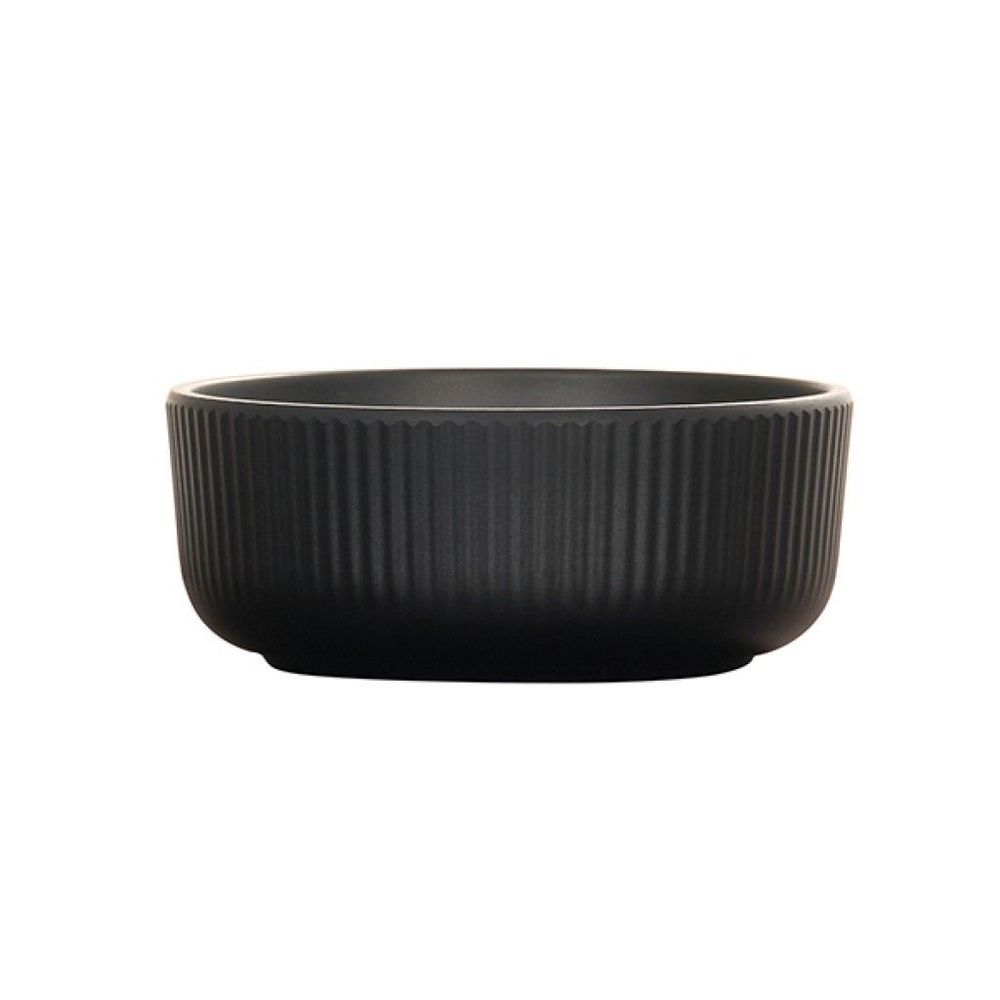 Cal-mil Arista Collection Black Melamine Soup Bowl, 16 Ounce Capacity -- 6 Per Case
