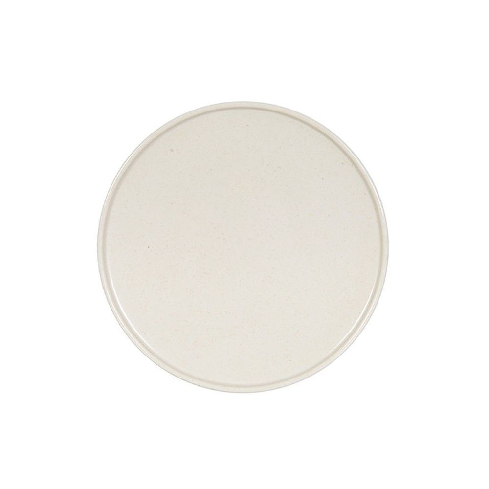 Plato De Melamina Moteada En Negro Y Marfil De La Colección Cal-mil Sorelle, 6 Pulgadas -- 6 Por Caja