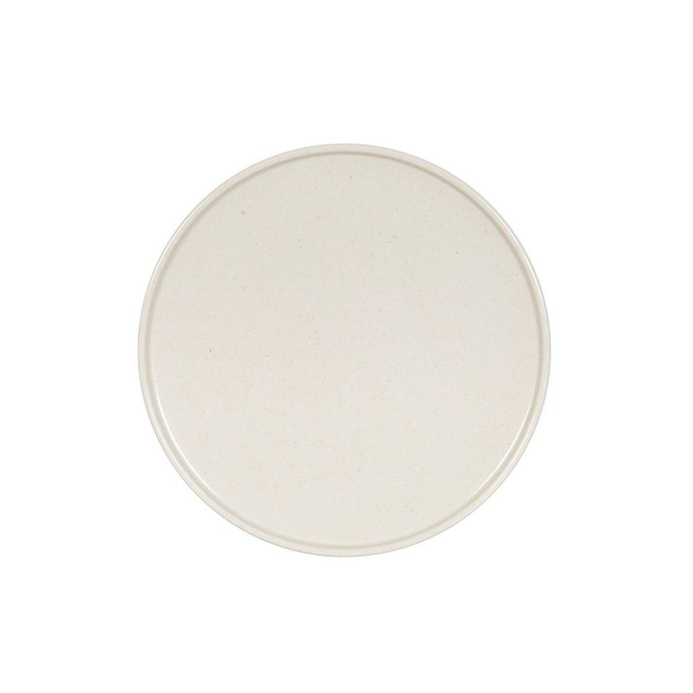Cal-mil Sorelle Collection Black And Ivory Speckle Melamine Plate, 8 Inch -- 6 Per Case