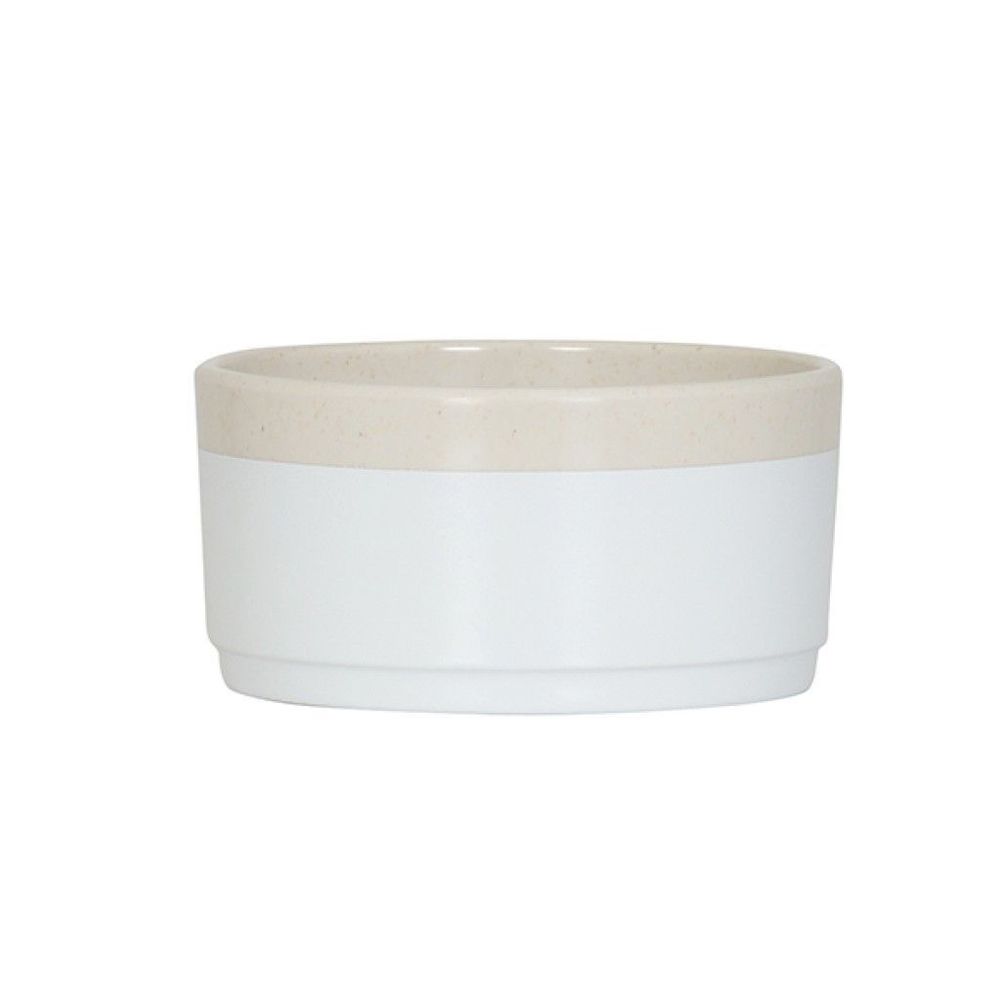 Cal-mil Sorelle Collection White And Ivory Speckle Melamine Bowl, 16 Ounce Capacity -- 6 Per Case