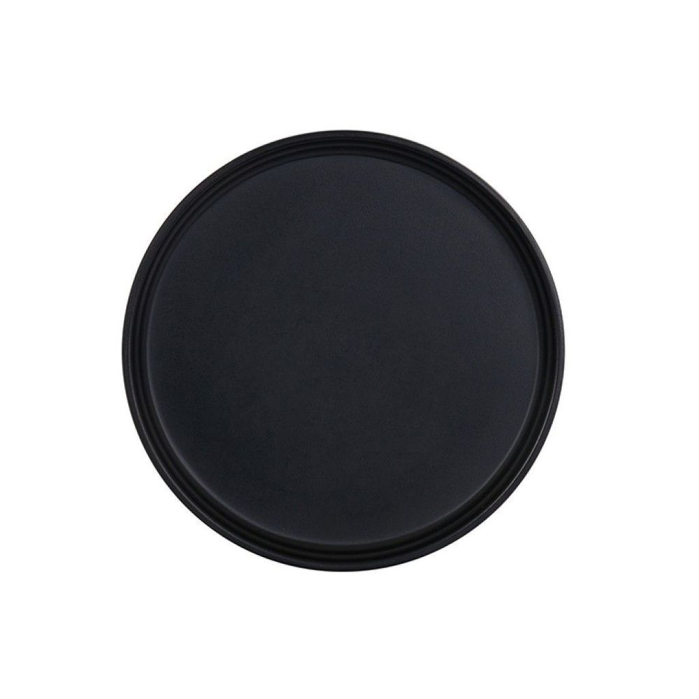 Plato De Melamina Negro De La Colección Cal-mil Cove, 6 Pulgadas -- 6 Por Caja