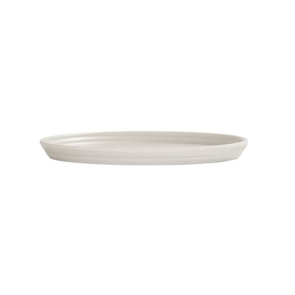 Plato De Melamina Color Marfil De La Colección Cal-mil Cove, 6 Pulgadas -- 6 Por Caja