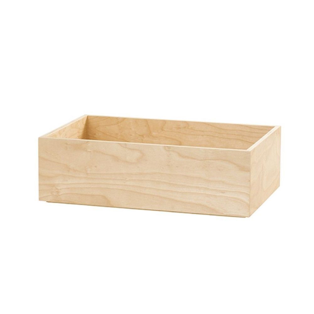 Cal-mil Logan Collection Birch Wood Tall Tray, 12 X 20 X 6 Inch