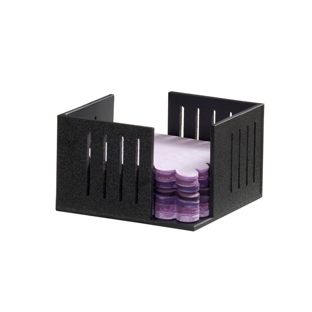 Cal-mil Classic Black Abs Napkin Organizer, 5 X 5 Inch