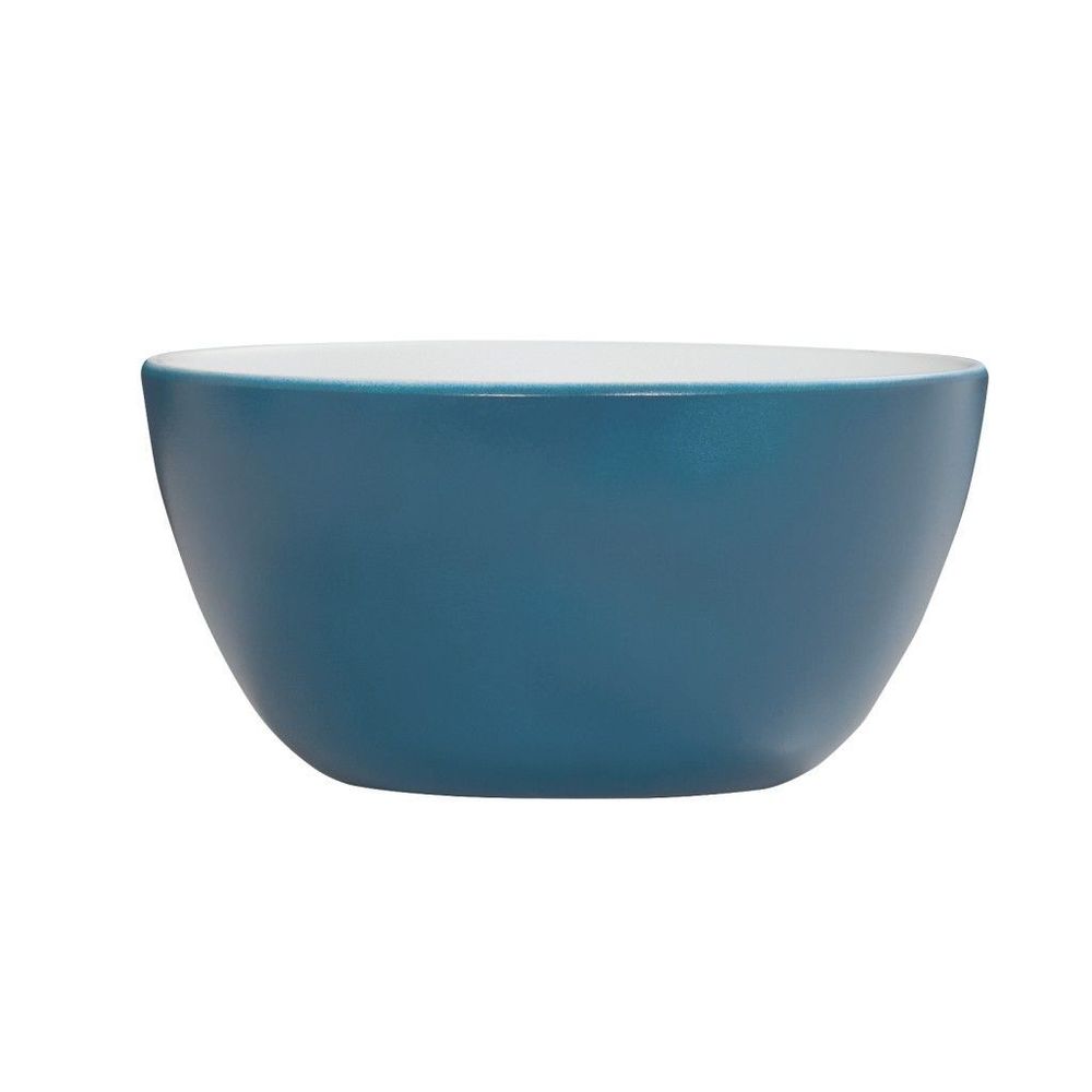 Cal-mil Sophie Collection Stone Blue And White Melamine Soup Bowl, 48 Ounce Capacity -- 6 Per Case