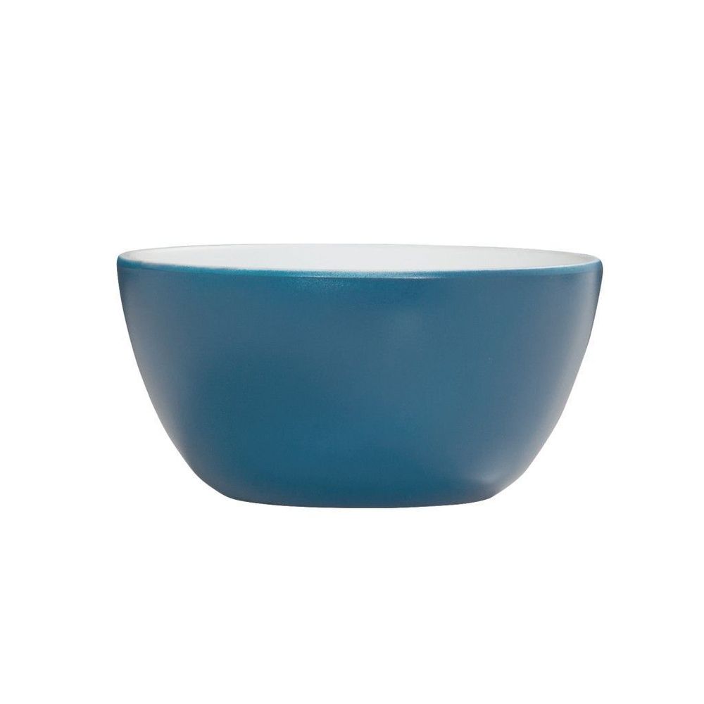Cal-mil Sophie Collection Stone Blue And White Melamine Soup Bowl, 30 Ounce Capacity -- 6 Per Case